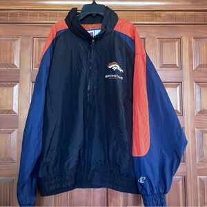 NWOT Men’s Size XL Logo Athletic Orange,Black and Navy Jacket